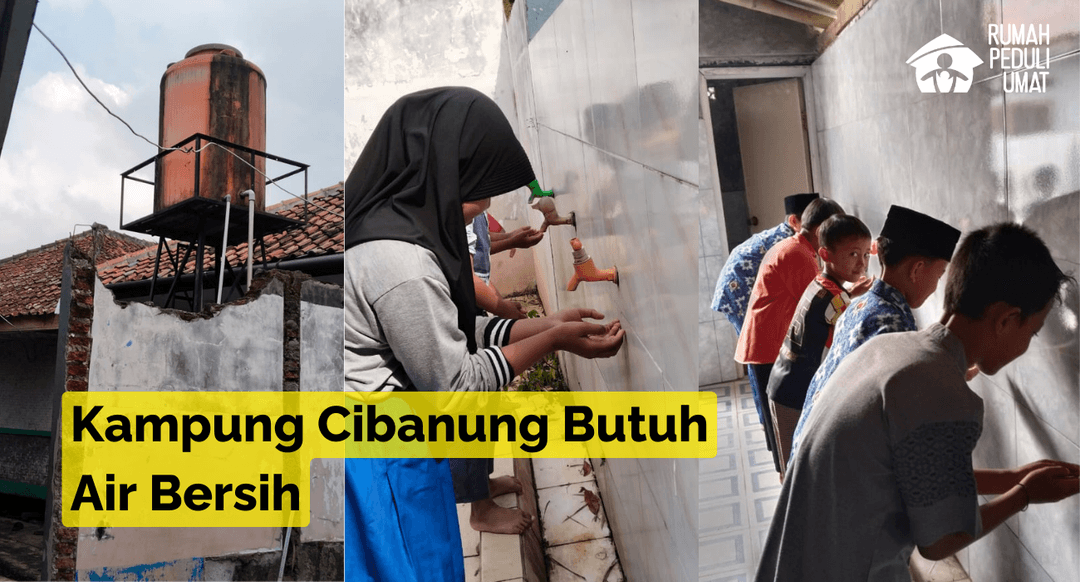 Bantu Kampung Cibanung Dapatkan Air Bersih