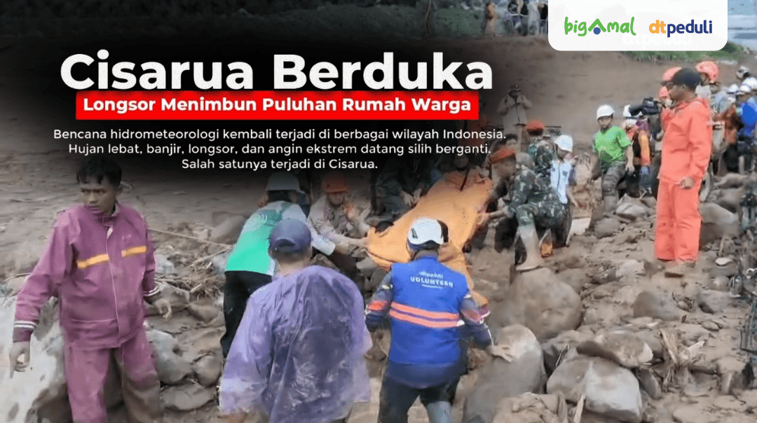 Darurat Bantu Terdampak Bencana Longsor Bandung Barat 